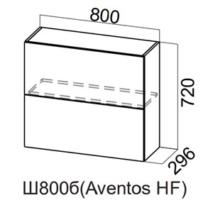 Шкаф кухонный Модерн New барный, Ш800б(Aventos HF)/720, МДФ в Лабытнанги