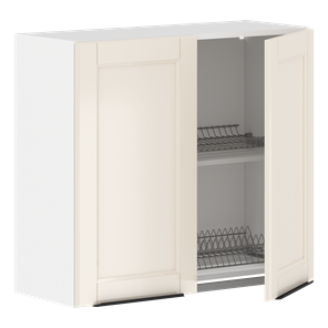 Кухонный шкаф навесной с посудосушителем SICILIA Бежевый MHSU 8072.1C (800х320х720) в Лабытнанги