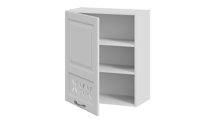 Шкаф кухонный Скай В_72-60_1ДРД(L) (Белоснежный софт) в Салехарде - изображение 1