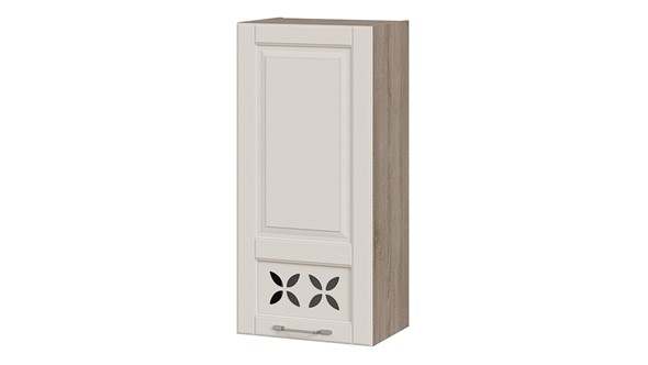 Кухонный навесной шкаф Скай В_96-45_1ДРД(L) (Бежевый софт) в Салехарде - изображение