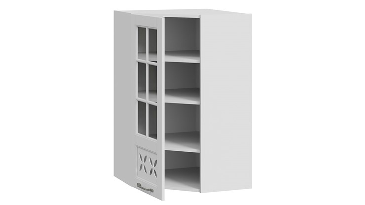 Шкаф кухонный Скай ВУ45_96-(40)_1ДРДc(L) (Белоснежный софт) в Салехарде - изображение 1