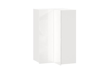 Шкаф кухонный угловой высокий Шервуд, ЛД 281.570.000.170, белый/белый глянец в Салехарде - предосмотр