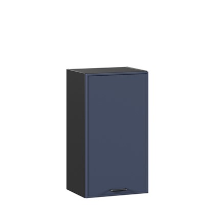 Шкаф кухонный 400 Индиго ЛД 298.320.000.143, Чёрный/Тёмно-синий в Салехарде - изображение