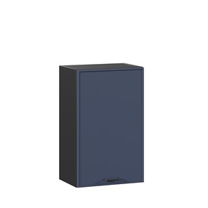 Навесной кухонный шкаф 450 Индиго ЛД 298.330.000.145, Чёрный/Тёмно-синий в Салехарде - предосмотр