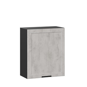 Кухонный навесной шкаф 600 Джамис ЛД 296.350.000.062, Черный/Белый камень в Надыме