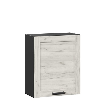 Шкаф на кухню 600 Винченца ЛД 234.350.000.077, Чёрный/Дуб Крафт белый в Салехарде - изображение