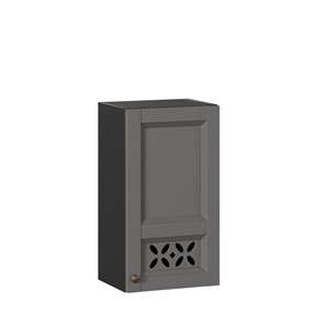 Навесной шкаф Амели-3 400 ЛД 299.320.000.025, Черный/Оникс серый в Салехарде