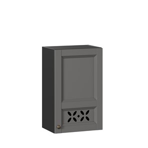 Кухонный шкаф Амели-3 450 ЛД 299.330.000.028, Черный/Оникс серый в Надыме