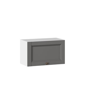 Кухонный шкаф Амели-3 600 горизонтальный ЛД 299.710.000.061, Белый/Оникс серый в Салехарде - предосмотр