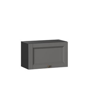 Кухонный шкаф Амели-3 600 горизонтальный ЛД 299.710.000.062, Черный/Оникс серый в Надыме