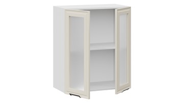 Кухонный навесной шкаф Белладжио 1В6С (Белый, Софт панакота) в Лабытнанги - предосмотр 1