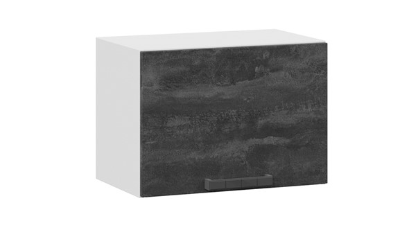 Шкаф на кухню Детройт 1В5Г (Белый/Угольный Камень) в Салехарде - изображение