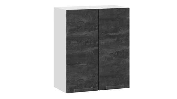 Шкаф настенный Детройт 1В6 (Белый/Угольный Камень) в Тарко-Сале - изображение