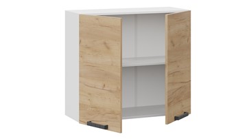Навесной кухонный шкаф Детройт 1В8 (Белый/Дуб Крафт золотой) в Тарко-Сале - предосмотр 1