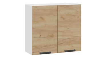 Навесной кухонный шкаф Детройт 1В8 (Белый/Дуб Крафт золотой) в Новом Уренгое