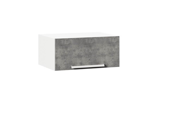 Настенный шкаф Герда 800 горизонтальный глубокий 272.406.000 (Метрополитан Грей) в Надыме - изображение