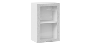 Кухонный шкаф Гранита 1В45С (Белый/Бетон снежный) в Надыме