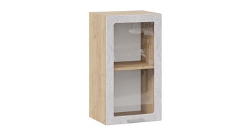 Кухонный шкаф Гранита 1В4С (Дуб крафт золотой/Бетон снежный) в Надыме