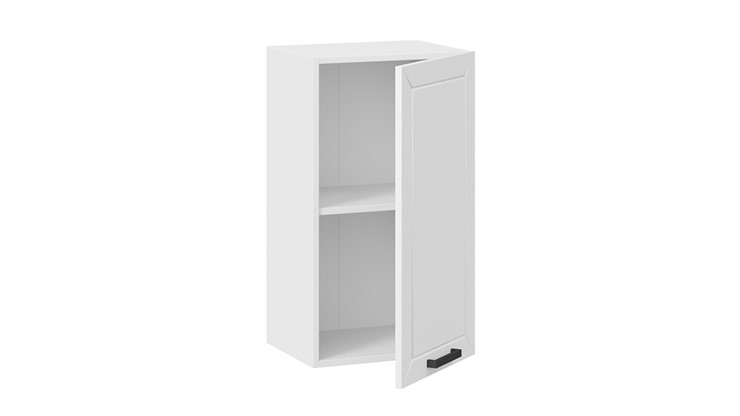 Настенный шкаф Лорас 1В4 (Белый/Холст белый) в Салехарде - изображение 1