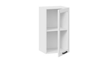 Кухонный навесной шкаф Лорас 1В4С (Белый/Холст белый) в Ноябрьске - предосмотр 1