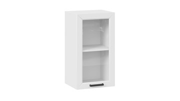 Кухонный навесной шкаф Лорас 1В4С (Белый/Холст белый) в Салехарде - предосмотр