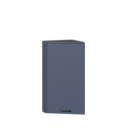 Кухонный шкаф окончание Индиго ЛД 298.690.000.160, Чёрный/Тёмно-синий в Салехарде - изображение