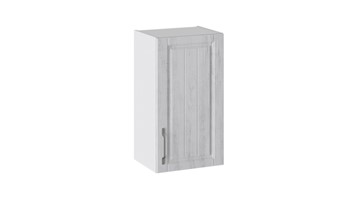 Навесной кухонный шкаф Прованс (Белый глянец/Санторини светлый) В_72-40_1ДР в Тарко-Сале