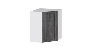 Настенный шкаф Прованс (Белый глянец/Санторини темный) угловой ВУ45_72-(40)_1ДР в Лабытнанги