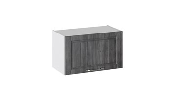 Кухонный навесной шкаф Прованс (Белый глянец/Санторини темный) В_36-60_1ДО в Салехарде