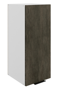 Кухонный шкаф Стоун L300 Н720 (1 дв. гл.) (белый/камень темно-серый) в Салехарде - предосмотр