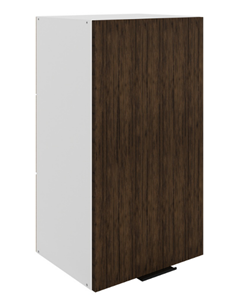 Кухонный шкаф Стоун L400 Н720 (1 дв. гл.) (белый/палисандр) в Салехарде