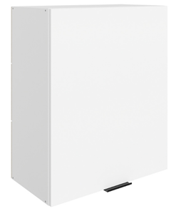 Навесной шкаф Стоун L600 Н720 (1 дв. гл.) (белый/джелато софттач) в Лабытнанги