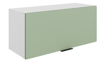 Навесной шкаф Стоун L800 Н360 (1 дв. гл.) (белый/полынь софттач) в Лабытнанги