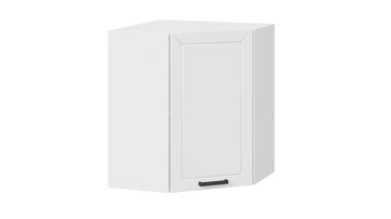 Настенный угловой шкаф Лорас 1В6У (Белый/Холст белый) в Надыме - предосмотр
