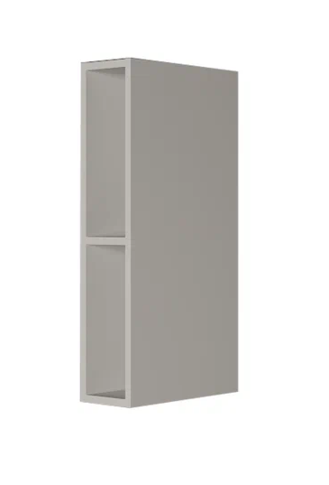 Кухонный навесной шкаф В7 15, Серый/Антрацит в Салехарде - изображение 1