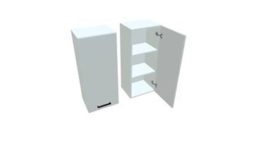 Кухонный навесной шкаф В9 45, Белое гладкое Ламарти/Белый в Тарко-Сале