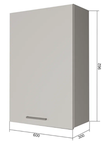 Кухонный шкаф В9 60, Бетон пайн/Антрацит в Лабытнанги