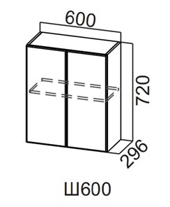 Кухонный шкаф Вельвет Ш600/720 в Надыме