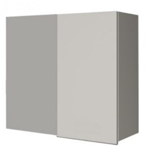 Навесной шкаф ВУП 760 Белое гладкое Ламарти/Антрацит в Надыме