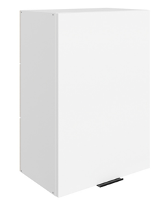 Шкаф навесной Стоун L500 Н720 (1 дв. гл.) (белый/джелато софттач) в Салехарде