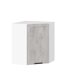 Кухонный угловой шкаф 600 Джамис ЛД 296.610.000.032, Белый/Белый камень в Новом Уренгое