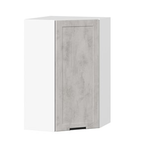 Угловой кухонный шкаф 600 высокий Джамис ЛД 296.620.000.033, Белый/Белый камень в Салехарде - предосмотр