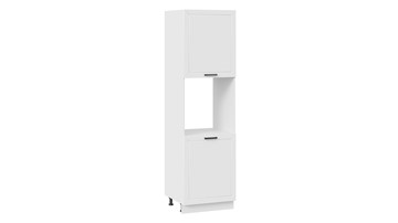 Кухонный шкаф-пенал под бытовую технику Лорас 1П6 (Белый/Холст белый) в Салехарде - предосмотр