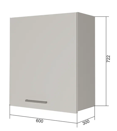 Сушильный шкаф для посуды ВС7 60, Роза/Белый в Салехарде - изображение
