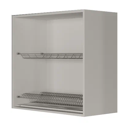Кухонный шкаф ВС7 80, Сатин/Белый в Салехарде - изображение 1