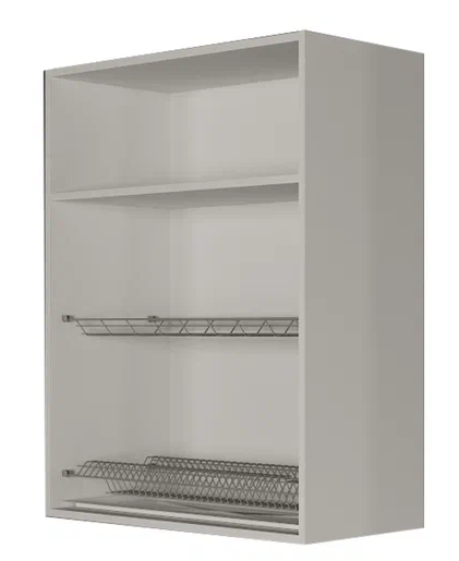 Сушильный шкаф на кухню ВС9 80, Сатин/Белый в Надыме - изображение 1