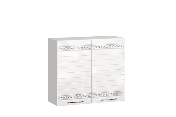Шкаф настенный Анастасия 800 006.061.000 белый глянец в Надыме - изображение