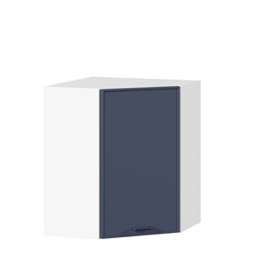Шкаф кухонный угловой Индиго ЛД 298.610.000.116, Белый/Тёмно-синий в Надыме