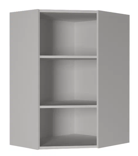 Кухонный угловой шкаф ВУ9, Сатин/Белый в Надыме - изображение 1