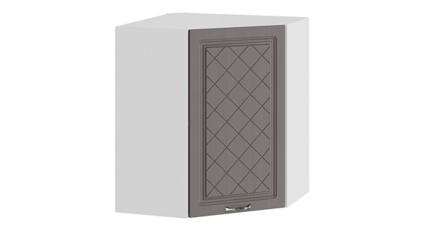 Угловой шкаф на кухню Бьянка 1В6У (Белый/Дуб серый) в Салехарде - изображение